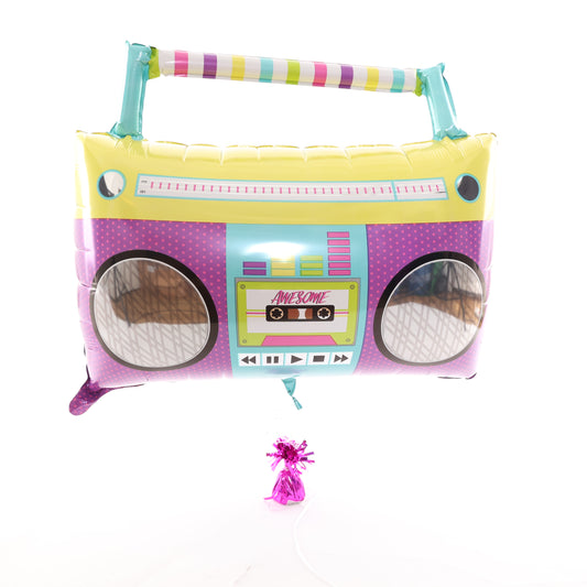 Radio Boombox Balloon, 27in